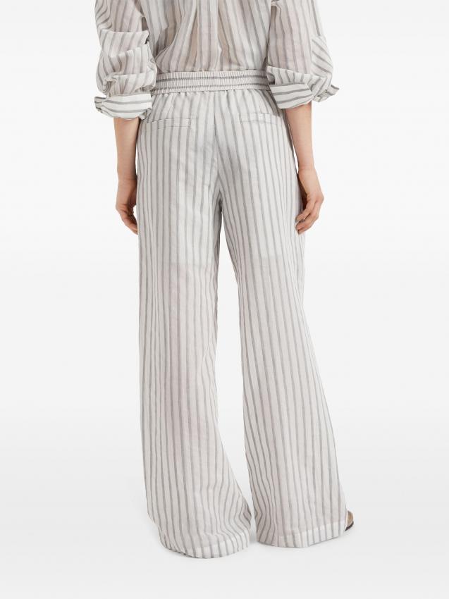 Brunello Cucinelli - striped pattern trousers
