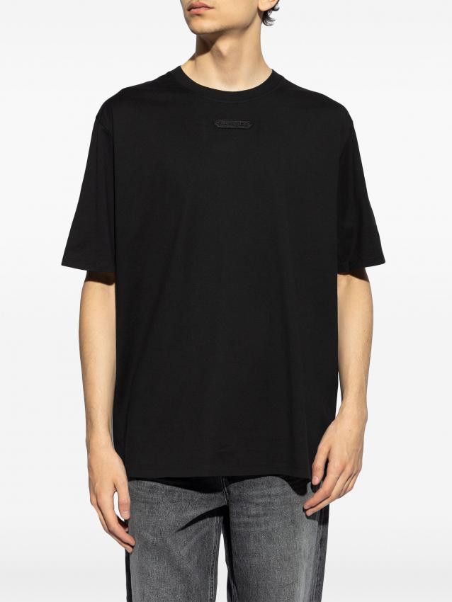 Lanvin - appliquè-logo cotton T-shirt