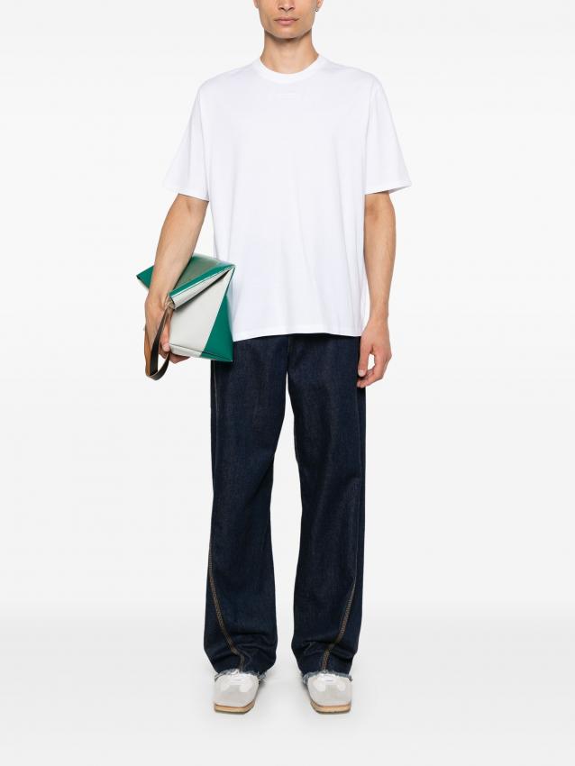 Lanvin - logo-embroidered T-shirt