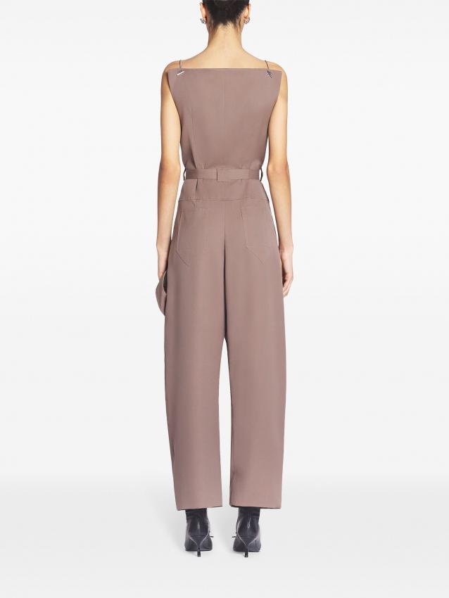 Lanvin - belted bustier jumpsuit