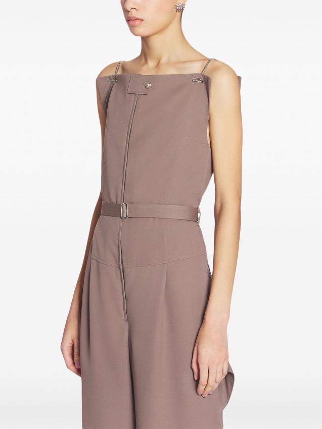 Lanvin - belted bustier jumpsuit