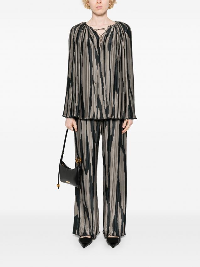 Lanvin - abstract-print trousers