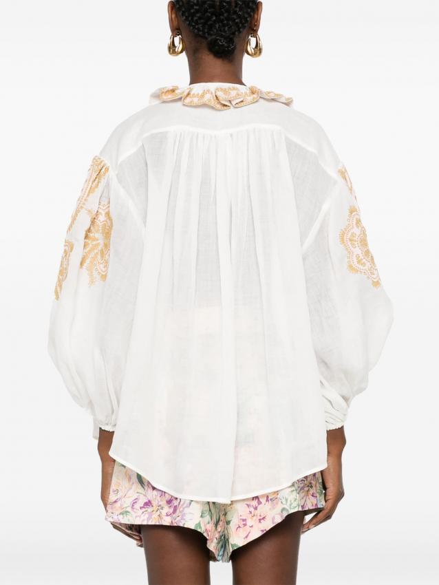 Zimmermann - Waverly-embroidered blouse