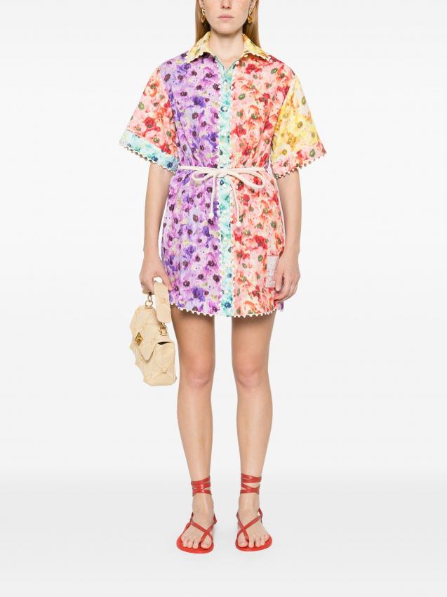 Zimmermann - floral-print shirt dress