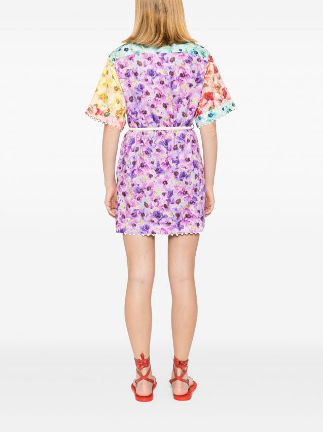 Zimmermann - floral-print shirt dress