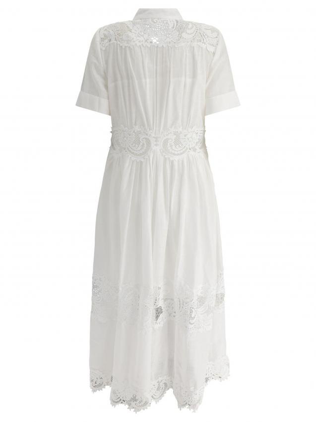 Zimmermann - floral-embroidery cotton dress