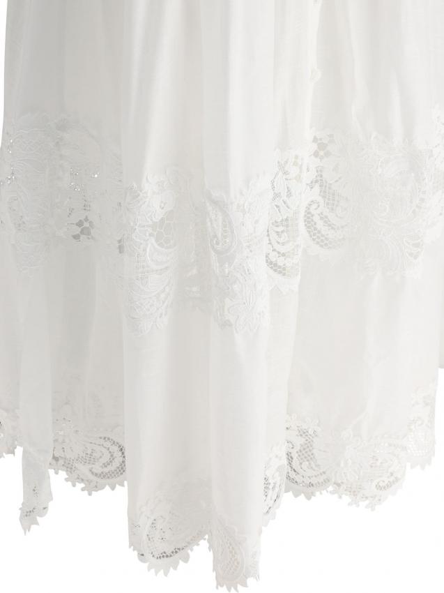 Zimmermann - floral-embroidery cotton dress