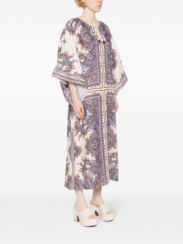 Zimmermann - Ottie linen kaftan dress