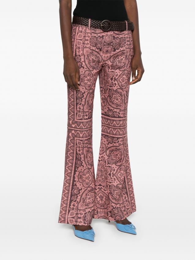 Zimmermann - Ottie paisley-print flared trousers