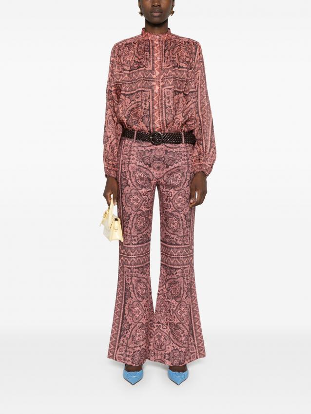 Zimmermann - Ottie paisley-print ramie shirt