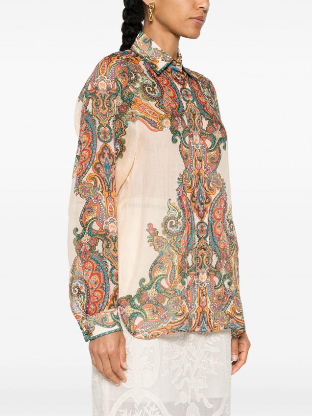 Zimmermann - Ottie paisley-print shirt