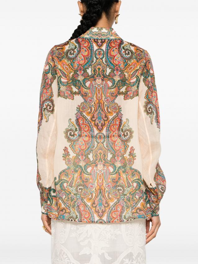 Zimmermann - Ottie paisley-print shirt