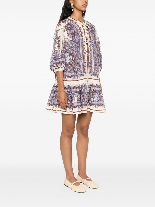 Zimmermann - Ottie paisley-print mini dress