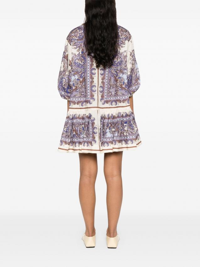 Zimmermann - Ottie paisley-print mini dress