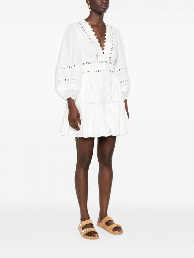 Zimmermann - Pop linen mini dress