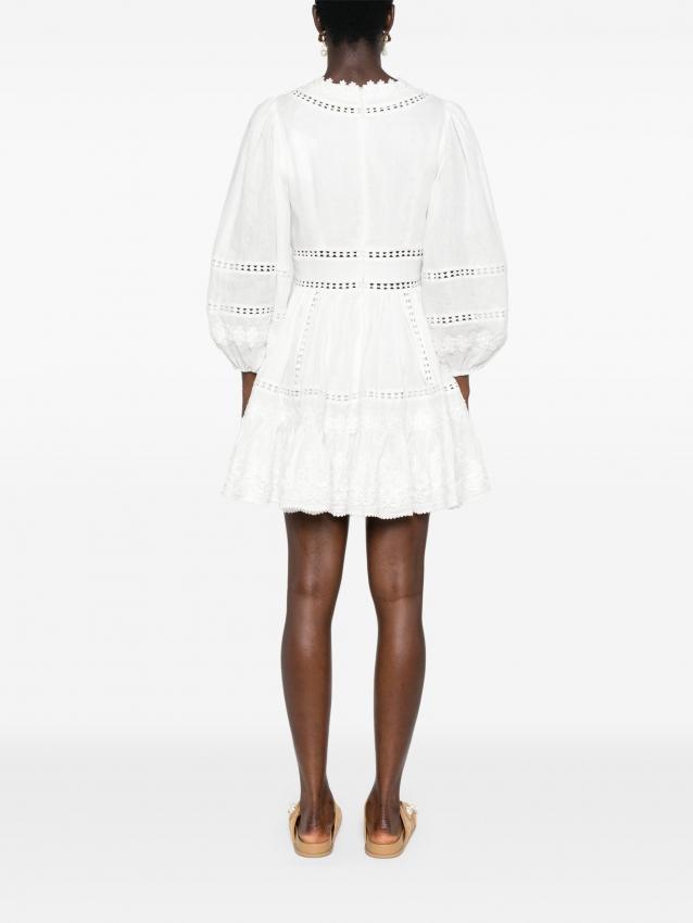 Zimmermann - Pop linen mini dress