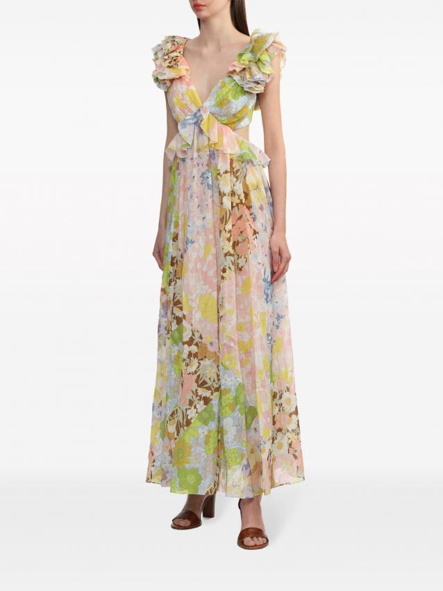 Zimmermann - Pop ruffle-detailing dress