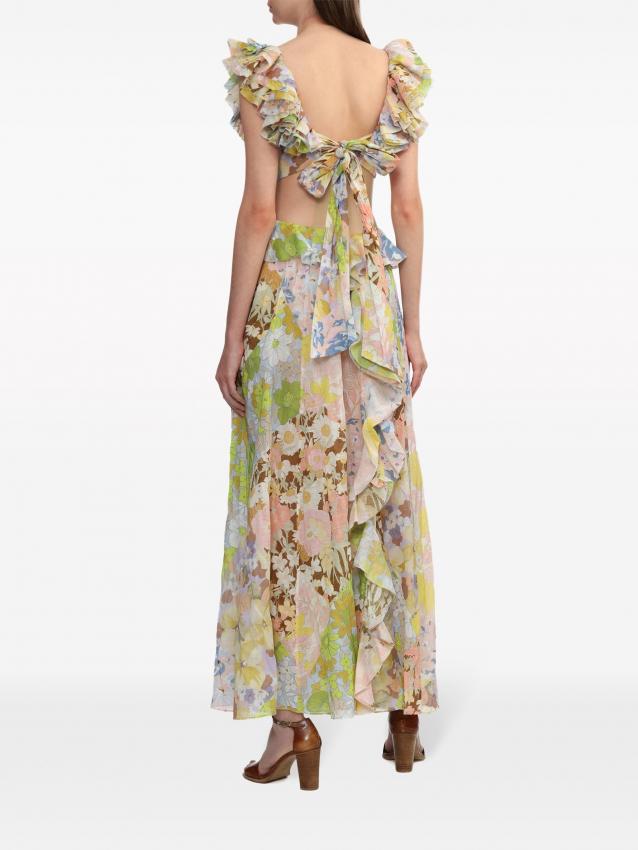 Zimmermann - Pop ruffle-detailing dress