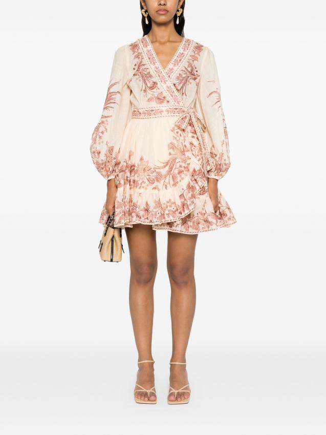 Zimmermann - Waverly wrap mini dress