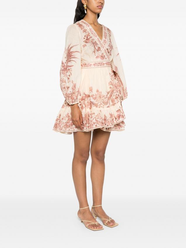 Zimmermann - Waverly wrap mini dress