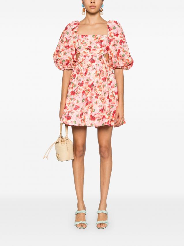 Zimmermann - Lightburst floral-print mini dress