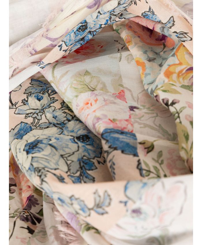 Zimmermann - floral-print cotton pareo