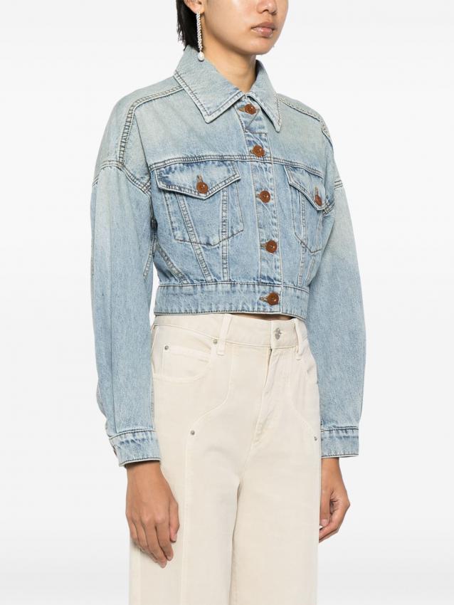 Zimmermann - cropped denim jacket