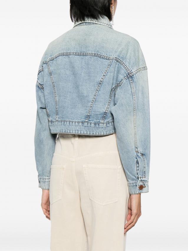 Zimmermann - cropped denim jacket