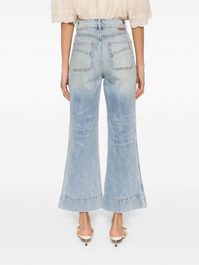 Zimmermann - flared cropped jeans