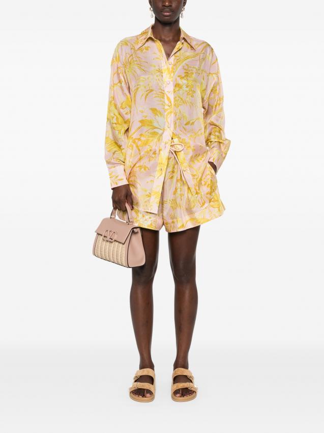 Zimmermann - floral-print silk shirt