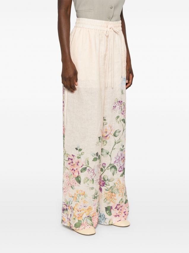 Zimmermann - floral-print trousers