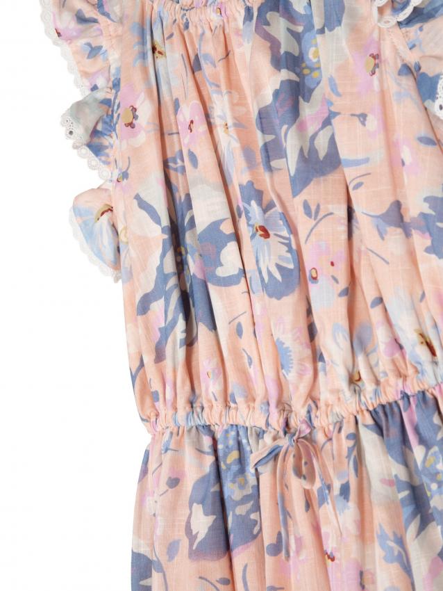 Zimmermann Kids - floral-print ruffled dress