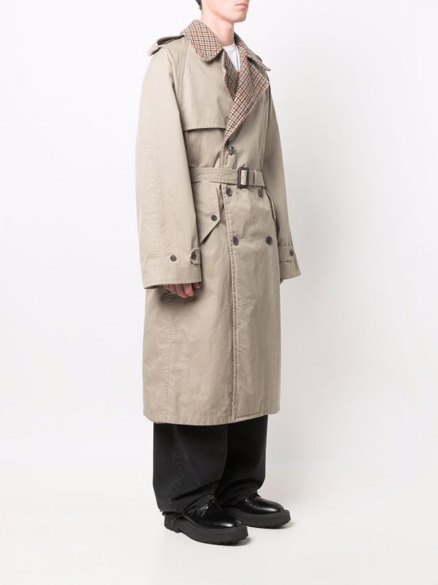 Balenciaga - reversible trench coat beige
