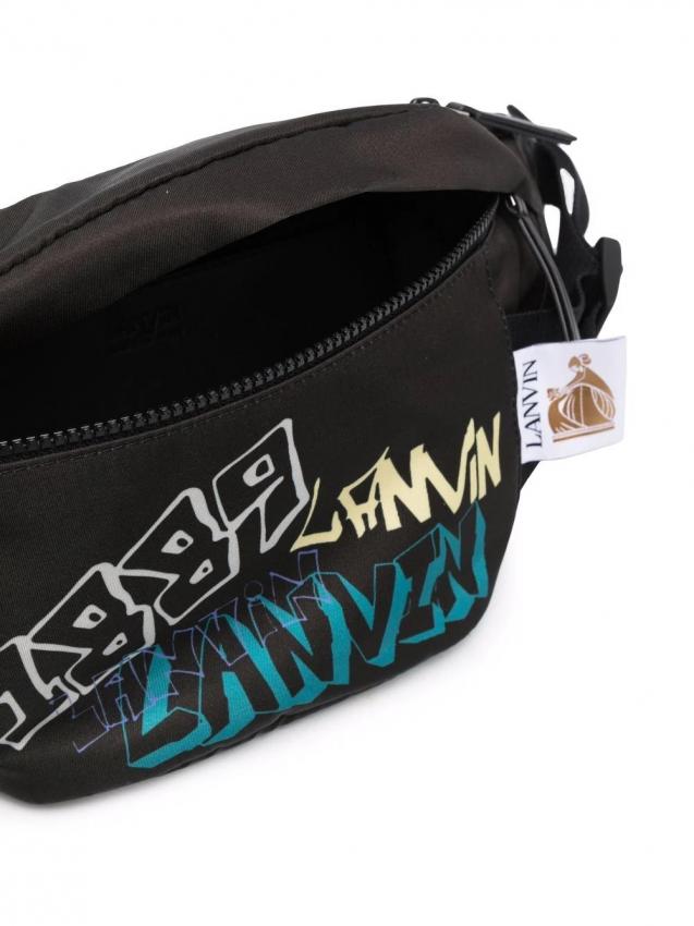 Lanvin - graffiti-print belt bag