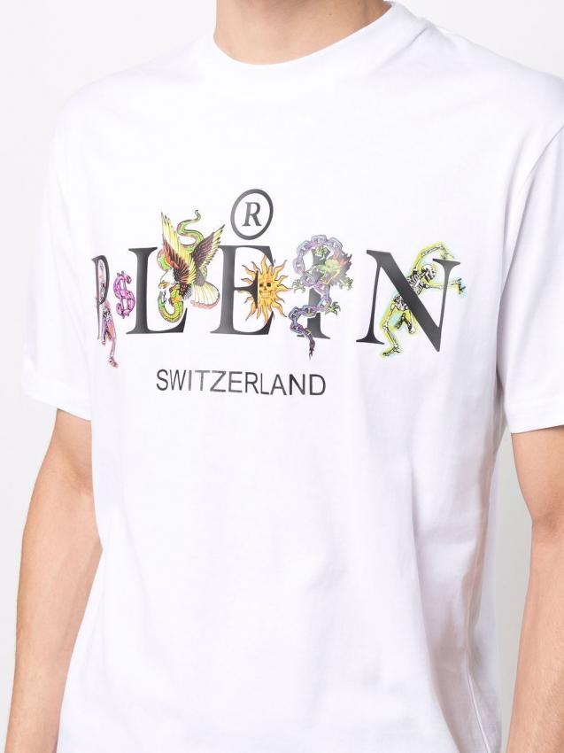 Philipp Plein - logo-print cotton T-shirt