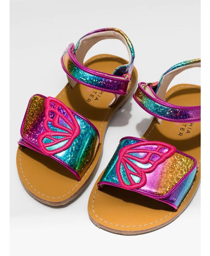 Sophia Webster Kids - Butterfly touch-strap flat sandals