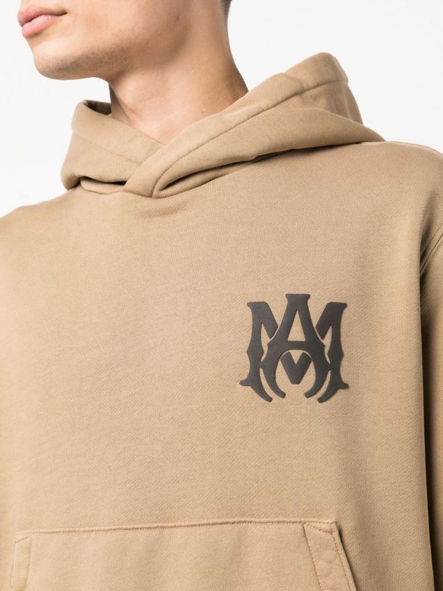 Amiri - logo-print cotton hoodie