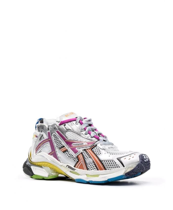 Balenciaga - Runner panelled low-top sneakers