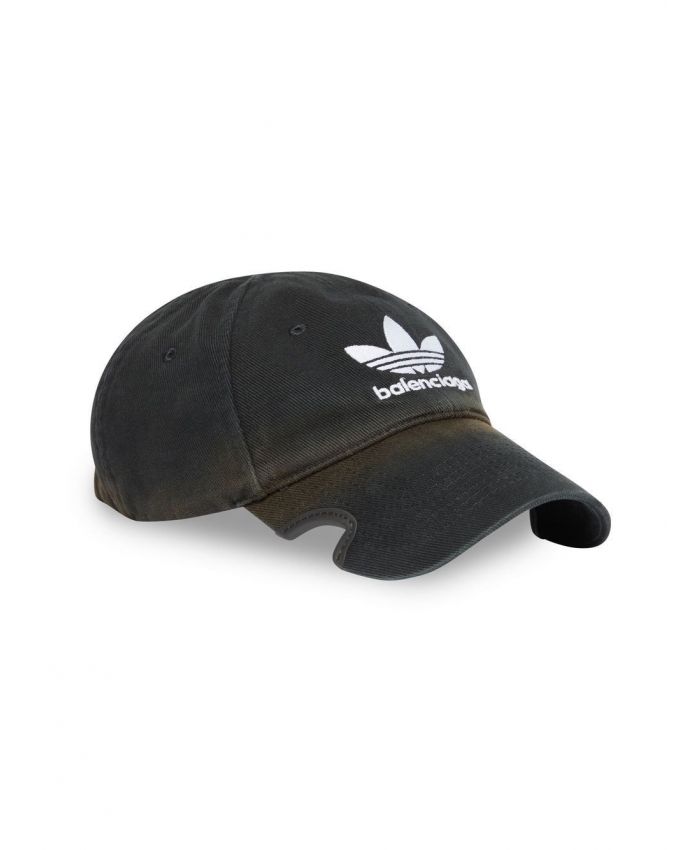 Balenciaga - x adidas logo-embroidered cut-out cap