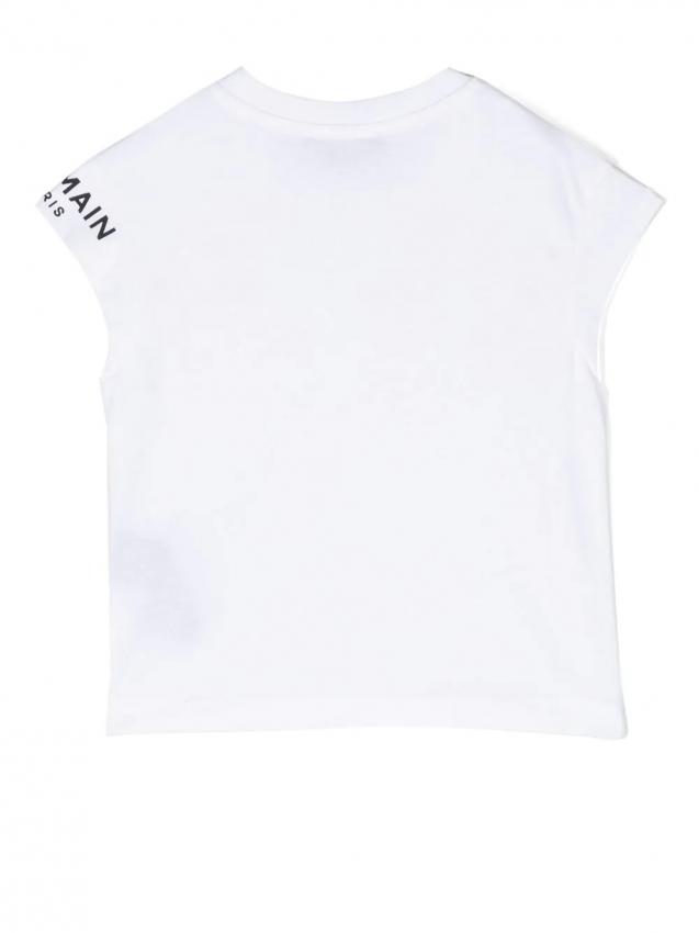 Balmain Kids - logo-print short-sleeved T-shirt
