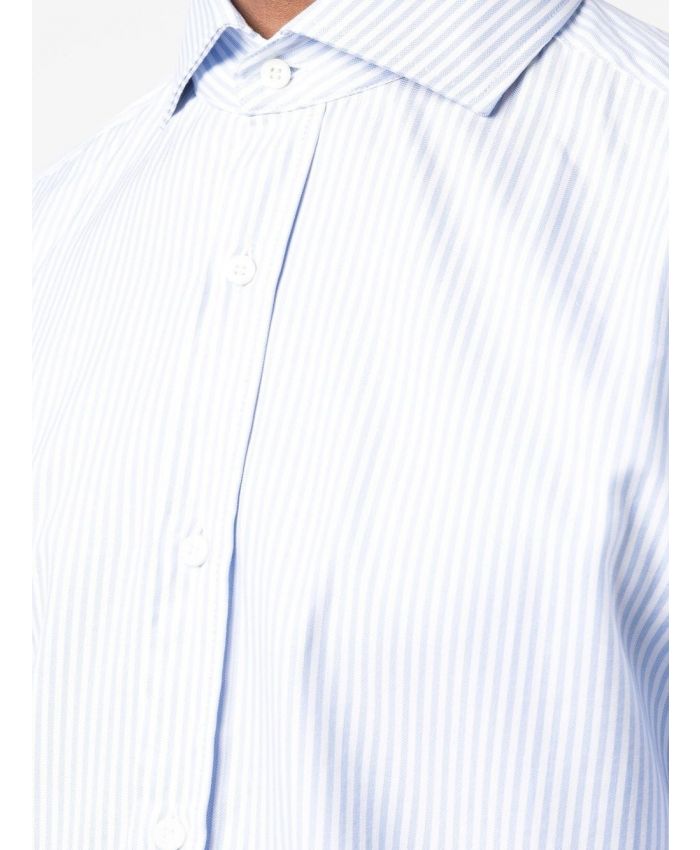 Brunello Cucinelli - stripe-print long-sleeve shirt