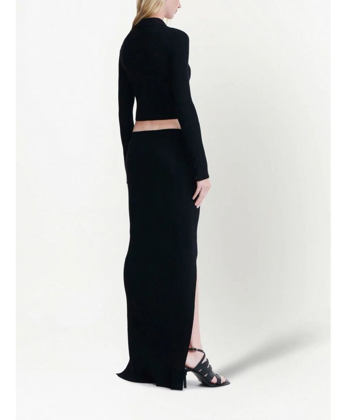 Dion Lee - Gradient ribbed-knit maxi skirt