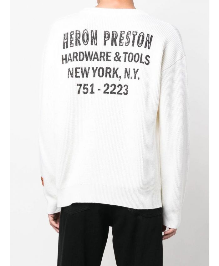 Heron Preston - logo-print crew-neck jumper