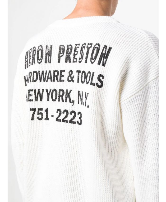 Heron Preston - logo-print crew-neck jumper