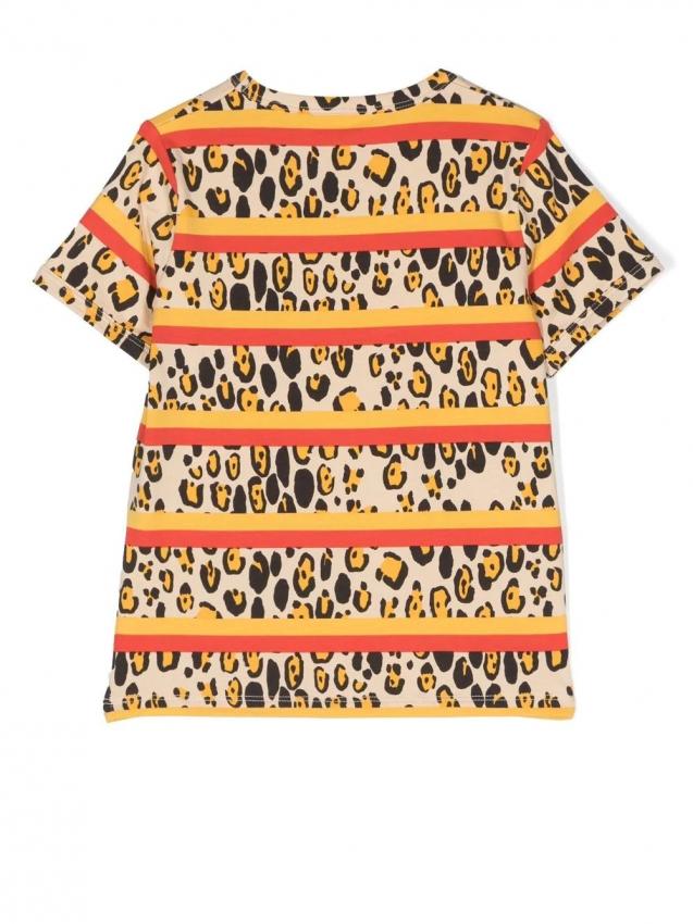 Mini Rodini - leopard-print crew-neck T-shirt
