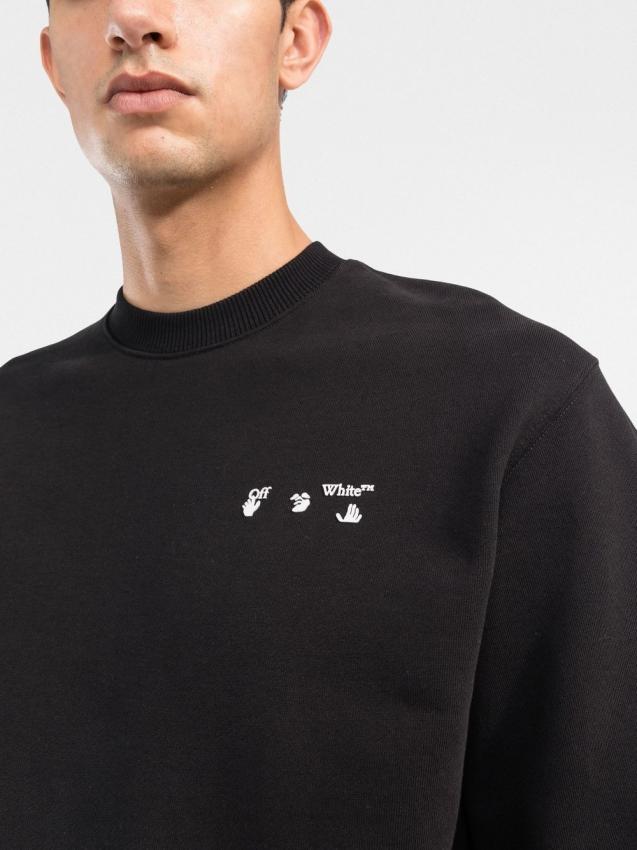 Off-White - Hands Off-print crew-neck sweatshirt