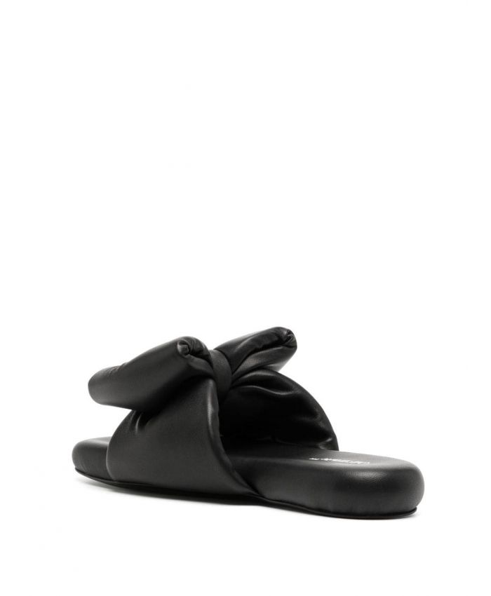 Off-White - bow-detail padded slippers