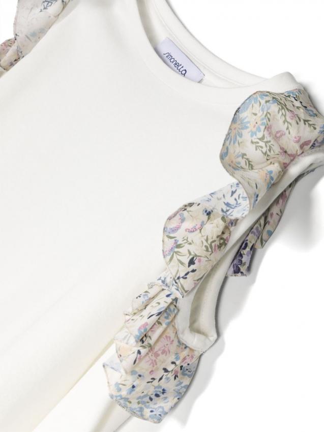 Simonetta Kids - graphic-print long-sleeved blouse