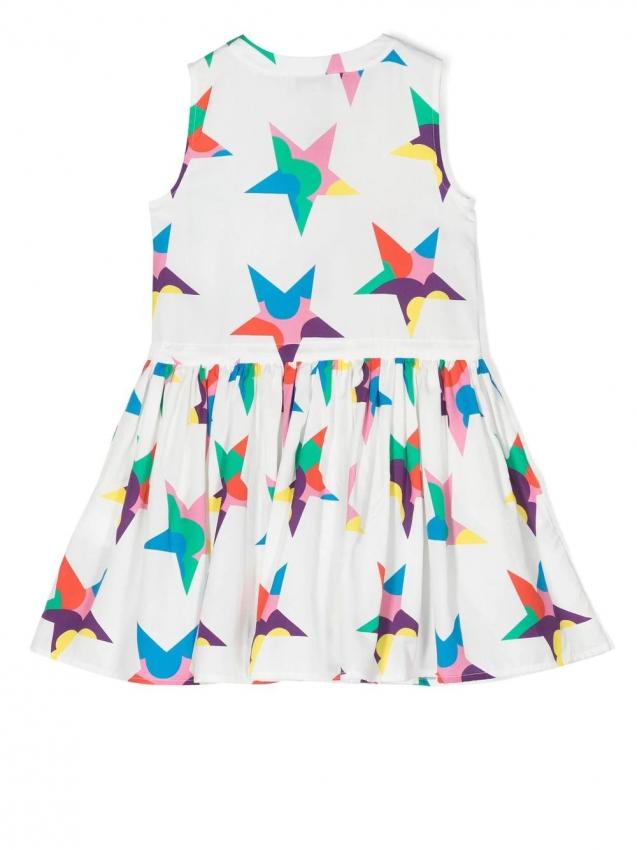 Stella McCartney Kids - star-print cotton dress