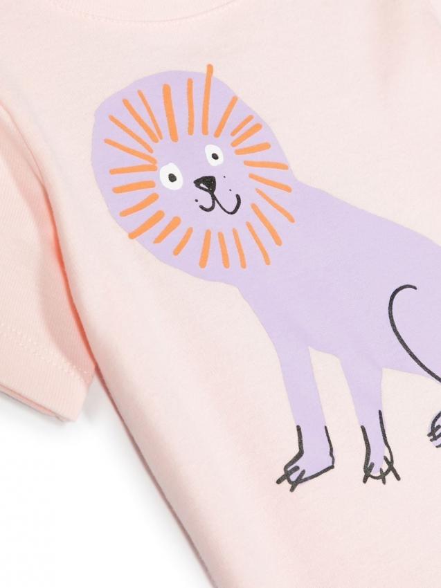 Stella McCartney Kids - Lion graphic-print cotton T-shirt